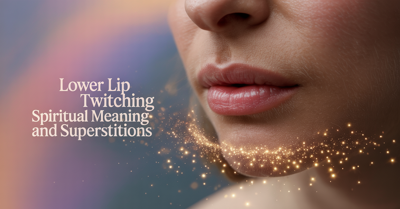 Lower Lip Twitching Spiritual Meaning and Superstitions